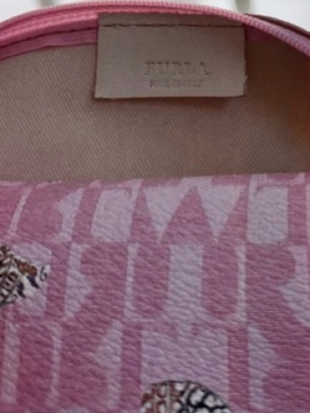 Furla Pink Butterfly pouch - Picture 5 of 6
